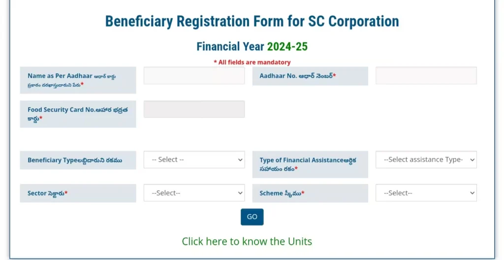 Rajiv Yuva Vikasam Scheme Telangana